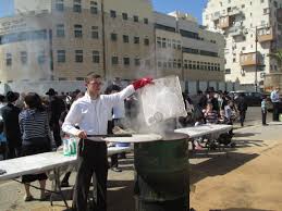 kashering glass stove top for pesach